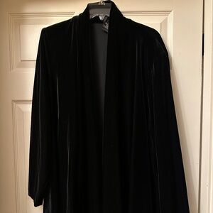 R&K Evening || Women's Size 14 || Black Open Faced Jacket || NWT